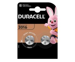 Duracell CR2016-Batterien, Blister mit 2 Stück