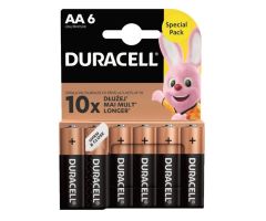 Duracell Einfache AA/LR6-Batterie, Blister mit 6 Stück