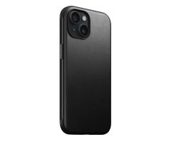 Nomad Modern Leather Case iPhone 15 black