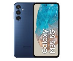 Samsung Galaxy M35 5G 6/128 GB Marineblau OIS 120 Hz 6000 mAh 25 W