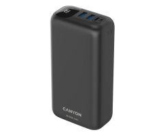 CANYON PB-301 LED 30000 mAh PD 20W QC 3.0 Schwarz