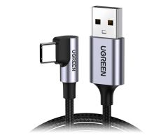 UGREEN USB - USB Typ C Kabel, abgewinkelt, 2m, 3A