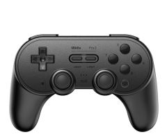 8BitDo PRO 2 Gamepad Hall Ed Schwarz