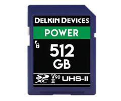 Delkin Devices 512GB SDXC Power 2000X UHS-II U3 (V90)