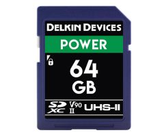 Delkin Devices 64GB SDXC Power 2000X UHS-II U3 (V90)