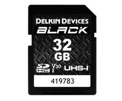 Delkin Devices 32GB SDHC BLACK Rugged UHS-I (V30)