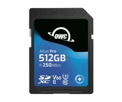 OWC 512GB SDXC Atlas Pro SDXC UHS-II (V60)