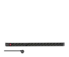 Qoltec Aluminium-PDU-Steckdosenleiste für RACK 16A 16xSCH Vertical