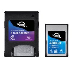 OWC 480GB CFexpress Atlas Pro Type A + adapter CFX A do B G4