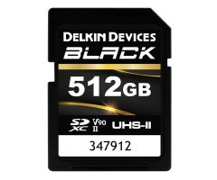 Delkin Devices 512GB SDXC BLACK Rugged UHS-II (V90)