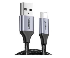 UGREEN US288 USB-auf-USB-C-QC3.0-Kabel 0,25 m mit Aluminiumstecker