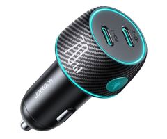 JoyRoom 2x USB C 70W Autoladegerät mit LED-Hintergrundbeleuchtung