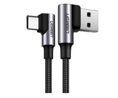 UGREEN US176 USB-auf-USB-C-Kabel, abgewinkelt, 3A, 1m
