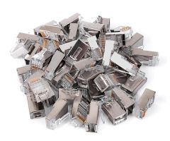 Spacetronik RJ45 CAT 6 FTP Netzwerkstecker 100 Stk