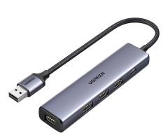 UGREEN CM473 Adapter Hub USB zu 4x USB 3.0 1 x USB-C