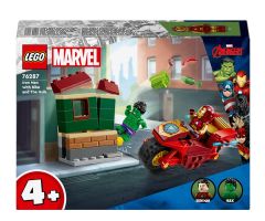 LEGO Marvel 76287 Iron Man mit Bike und der Hulk