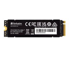 Verbatim 4TB M.2 PCIe Gen4 NVMe Vi7000G Heatsink