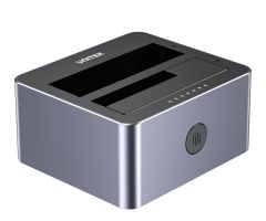 Unitek Dockingstation für 2x Festplatten 2.5"/3.5" (USB-C, Klonen)