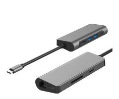 Gigabyte 7-in-1-HUB USB HDMI RJ-45 (Typ C)