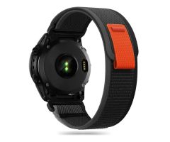 Tech-Protect Nylon für Garmin Fenix (22mm) Schwarz/Orange