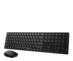 RAPOO MULTIMODE 8020M WIRELESS SET SCHWARZ QWERTY-Layout