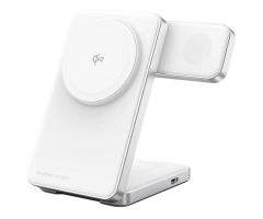 Mobile Origin Qi2 CompactStand 3in1 weiß/silber