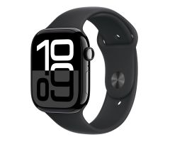 Apple Watch 10 42/Onyks Aluminium/Schwarz band Sport S/M LTE