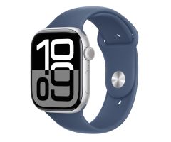 Apple Watch 10 42/Silber Aluminium/Blau band  M/L LTE