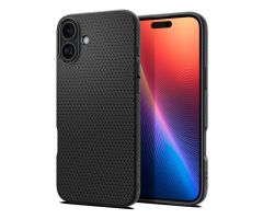 Spigen Liquid Air für iPhone 16 Mattschwarz