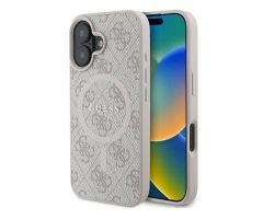 Guess 4G Ring Classic Logo für iPhone 16 Plus rosa