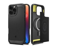 Spigen Rugged Armor Mag Magsafe für iPhone 16 Pro Mattschwarz