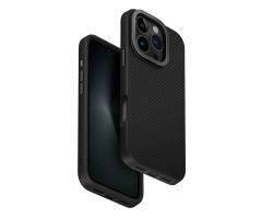 Uniq Keva Max für iPhone 16 Pro Magclick Charging Carbon Schwarz