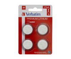 Verbatim Premium Lithium CR2450 3V (4 Stk.)