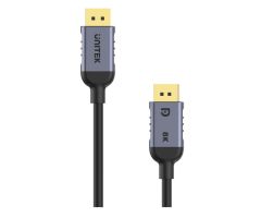 Unitek DisplayPort 1.4 (4K/240 Hz, HDR, HDCP 2.3, DSC 1.2) 3 m