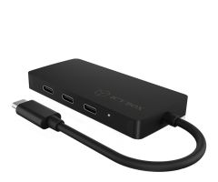 ICY BOX 4-Port-USB-C-Hub, PD 100 W