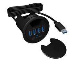 ICY BOX 4x USB-A-Tisch-Hub