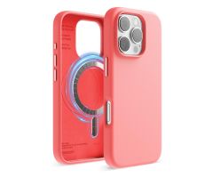 Magnetic Silicone fur iPhone 16 Pro Pink