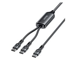 Unitek 2in1 USB-C PD 100W Silikonkabel 1,8m