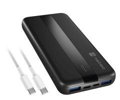 Natec Powerbank + Trevi Slim Q V2 10000mAh PD-Kabel