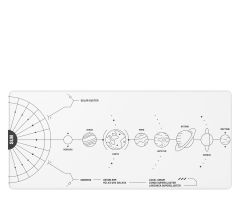 Dark Project Gaming Mauspad Terra Nova Weiß XL