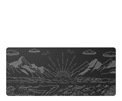 Dark Project Gaming Mauspad Terra Nostra Schwarz XL