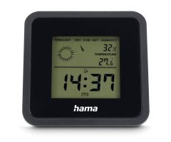 Hama BORNEO BLACK THERMOMETER/HYGROMETER
