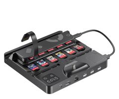 Unitek Ladestation für Switch mit Schalter und Kartenleser