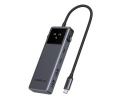 UGREEN Hub USB-C 6w1 Uno CM888 2x USB HDMI 4K 2x USB-C 3.2 PD
