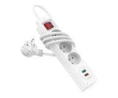 Hama 3GN-Steckdosenleiste, 2xUSB C/A