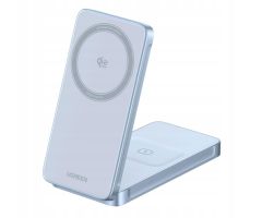 UGREEN 2-in-1 kabelloses Ladegerät W756 MagFlowQi2 25W grau