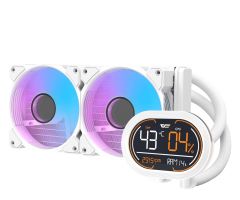 DarkFlash DH240D 2x120mm White