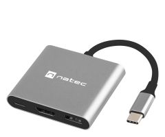 Natec MULTIPORT-ADAPTER FOWLER MINI USB-C 3IN1 HUB -> USB 3.0, HDMI