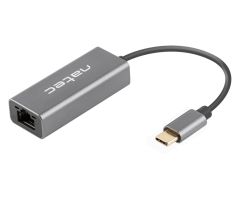 Natec KARTA SIECIOWA CRICKET USB-C 3.1 1X RJ45 1GB NA KABLU