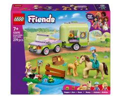 LEGO Friends 42695 Pferd und Fohlen mit Pferdeanhänger